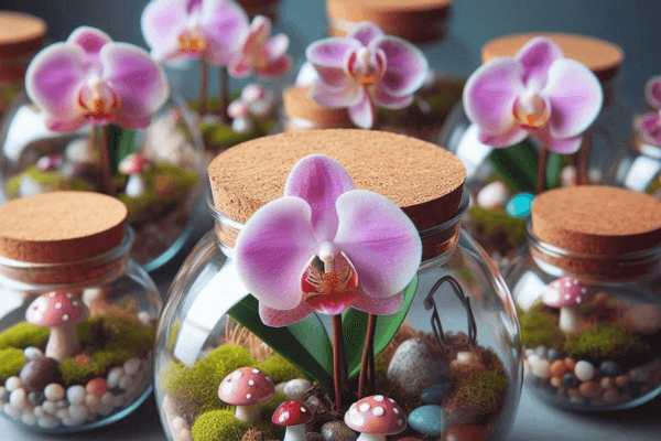 Orquídeas Raras em Mini Terrários: Beleza em Pequena Escala